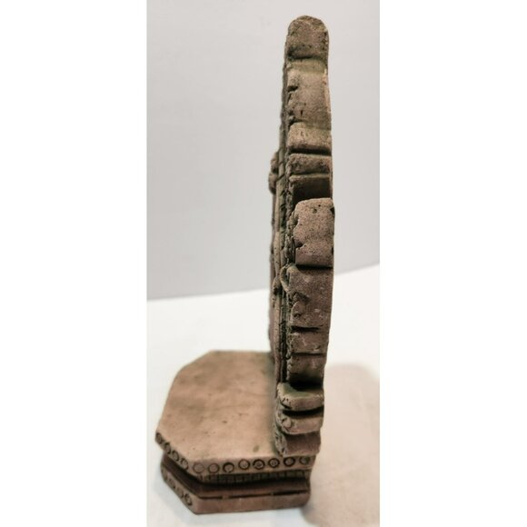 Southeastern Asian Sandstone Chofa or Kala Shrine 9" Tall by 6" Wide - Picture 3 of 13